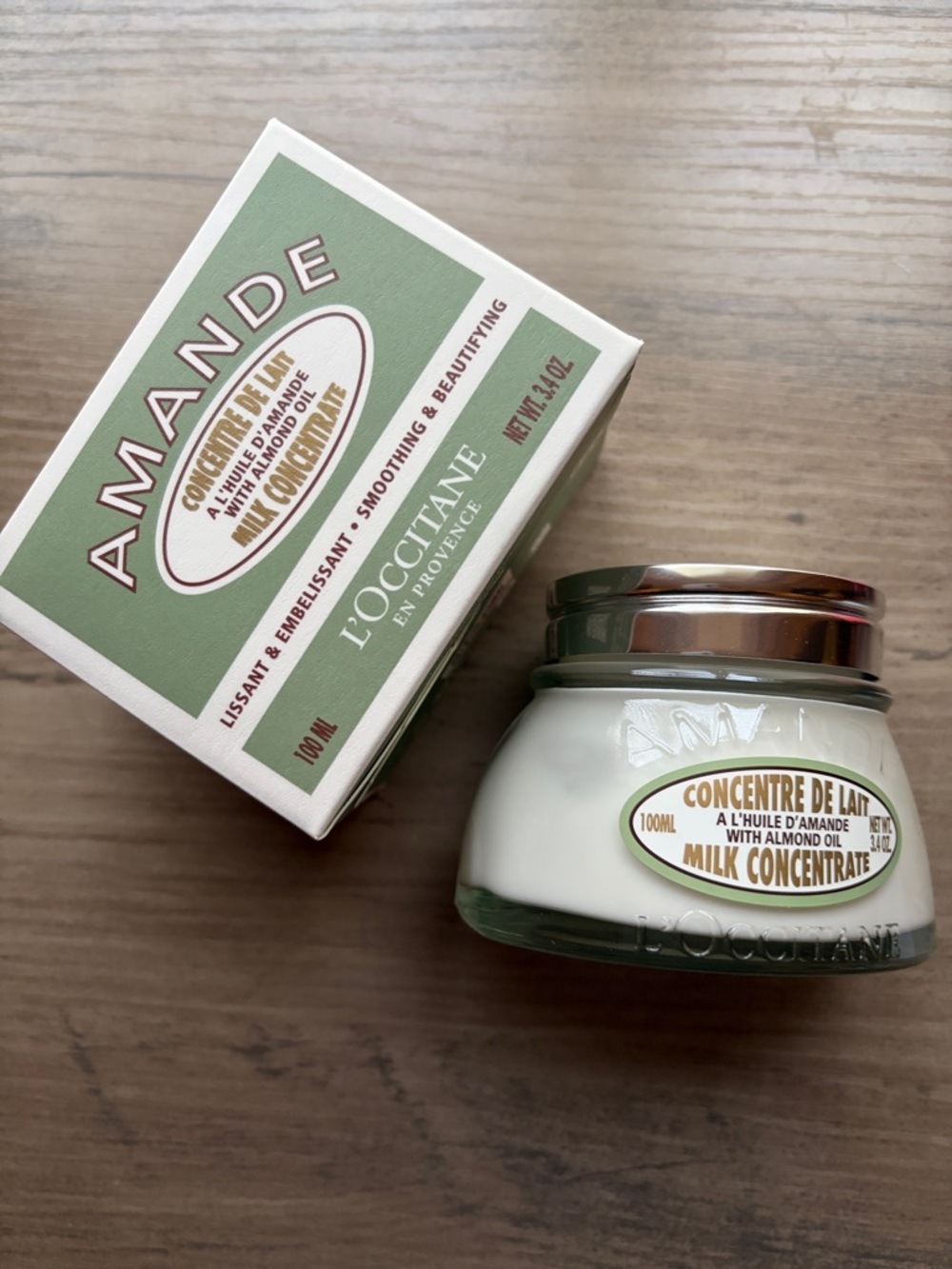 New L'OCCITANE Amande Milk Concentrate (3.4 oz)